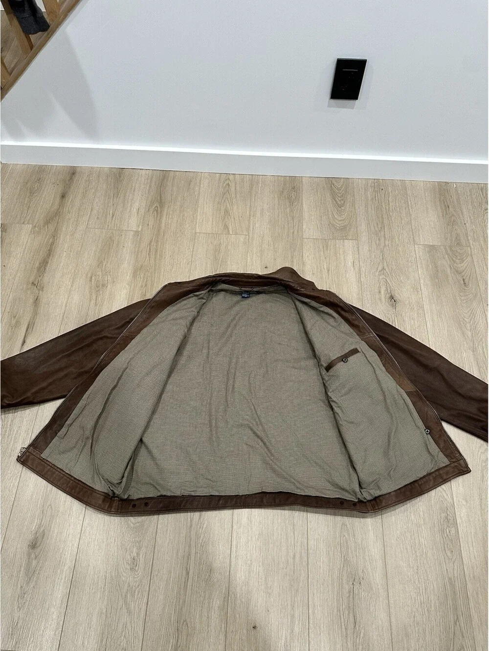 Polo Ralph Lauren 2XL Brown Glove Soft Leather Jacket